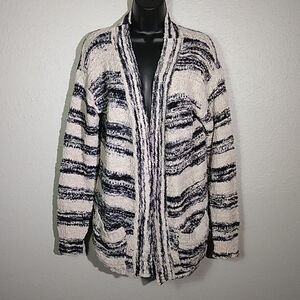 Bethany Mota Knit‎ Open Cardigan Shag Style Med